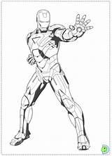 Coloring Iron Man Dinokids Pages Ironman Printable Close Superhero Print Book sketch template
