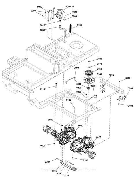 ferris assemblies    series   mower deck skav parts diagram