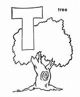 Coloring Tree Abc Alphabet Sheets Honkingdonkey Print sketch template