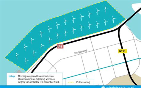 vaarverbod op deel ijsselmeer vanwege werk aan windpark flevopost