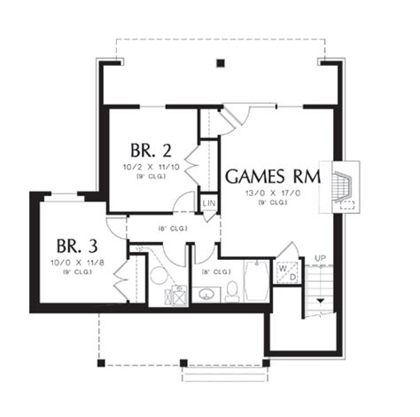 craftsman house plan   bedrooms   baths plan