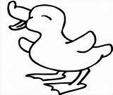 Duck Coloring Cute Printable Pages Color Drawing Getdrawings sketch template
