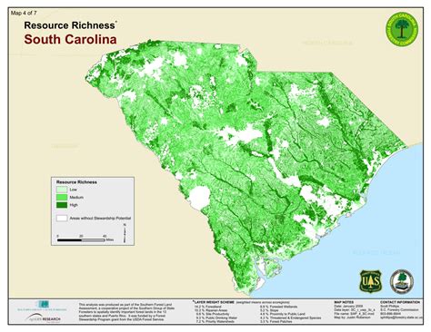 South Carolina Resource Richness Map 4 Of 7