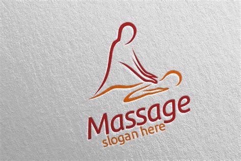 Massage Logo Design 4 By Denayunecs Codester