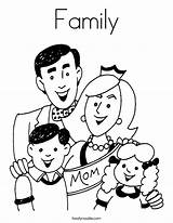 Coloring Family Pages Happy Colouring Template Noodle Twisty Printable Kids Outline Print Mom Twistynoodle Built California Usa Very sketch template