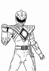 Coloring Fury Morphin Pawer Jungle sketch template