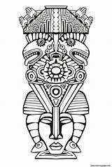 Mayan Coloringhome sketch template