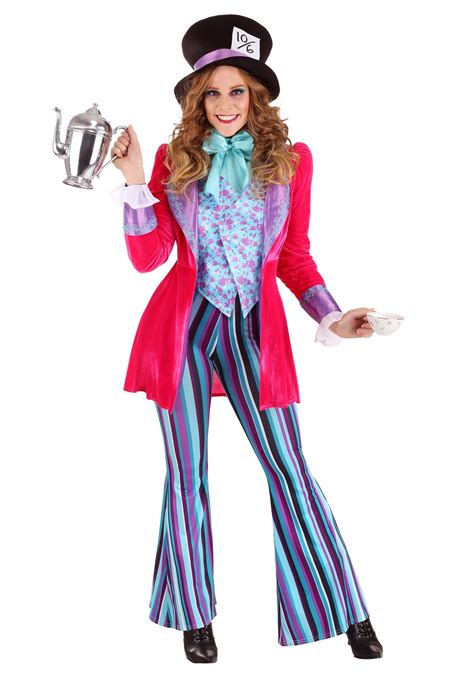 whimsical womens mad hatter costume