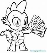 Pony Spike Coloring Little Pages Oswald Baby Rabbit Lucky Getcolorings Color Getdrawings Drawing sketch template