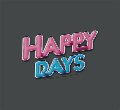 happy days happy days logo digital art  brand