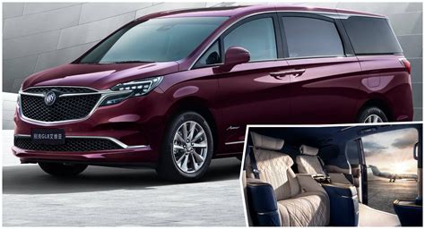 facelifted buick gl avenir luxury minivan debuts  china  throne  rear seats carscoops