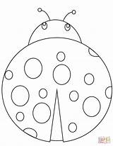 Ladybug Printable Coloring Pages Cartoon Color Template Lady Bug Templates Print Beautiful sketch template
