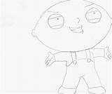 Stewie Gangster sketch template