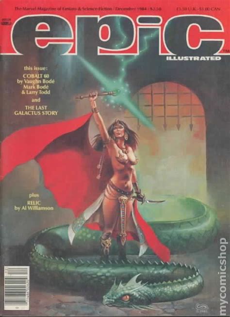 epic illustrated 1980 magazine 27 scifi fantasy art fantasy comics