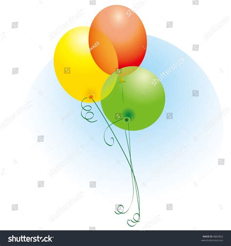 flying party balloons stock vector illustration  shutterstock
