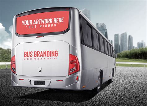 bus ad branding mockup psd branding mockups bus bus advertising
