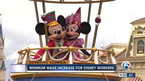disney workers approve raising minimum wage