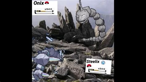 Onix Vs Steelix A Pokémon Video Youtube