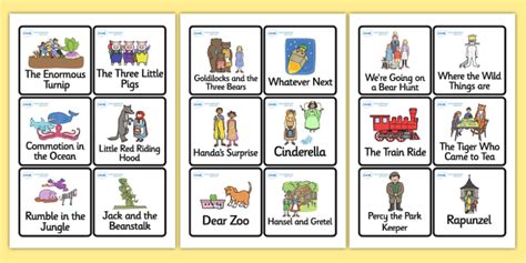 story book cards teacher