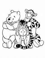 Pooh Winnie Coloring Pages Colouring Kids Previous sketch template