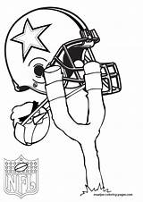 Cowboys Coloring Dallas Pages Football Nfl Team Sheet Print sketch template