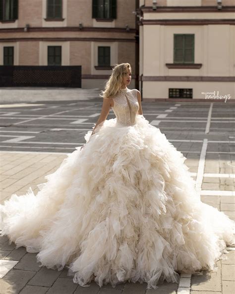 Best Wedding Dresses Collections For 2021 In 2021 Ruffle Wedding