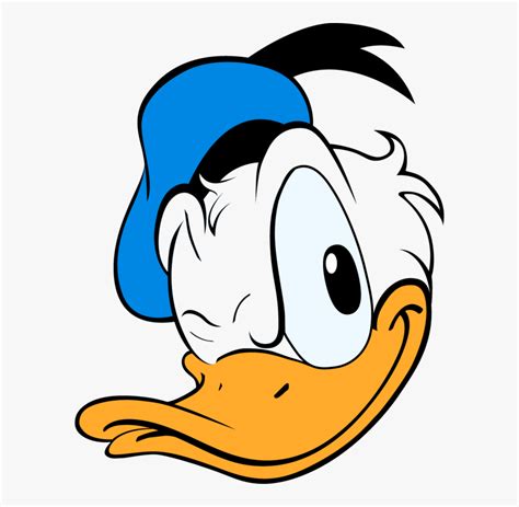 donald duck face png  transparent clipart clipartkey