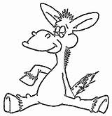 Coloring Pages Donkey Coloringpagesabc Posted sketch template