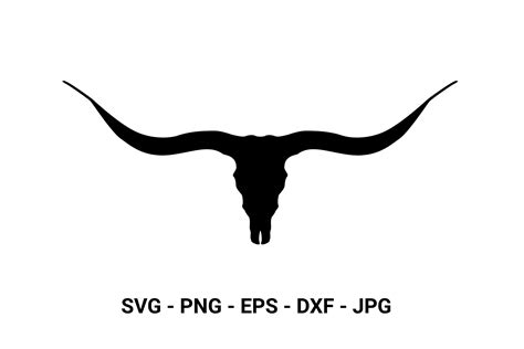texas longhorn head instant bull bull clipart  svg png