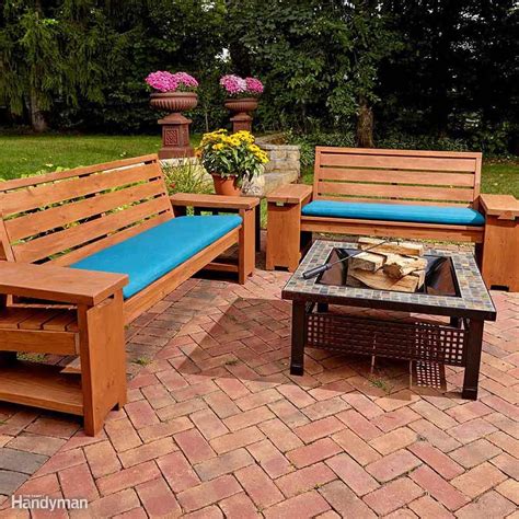 awesome plans  diy patio furniture family handyman