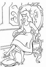 Cinderella Slipper Coloring Pages Try Getcolorings Glass Getdrawings sketch template