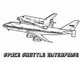 Shuttle sketch template