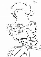 Hook Captain Coloring Pages Getcolorings sketch template
