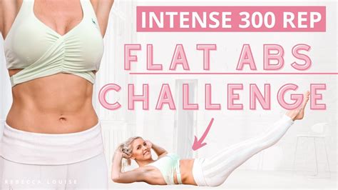 intense  rep flat abs challenge   youtube