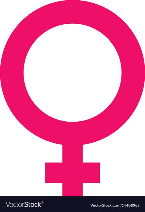 female gender symbol royalty  vector image