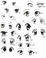 Eye Pencil Drawing Realistic Getdrawings Anime sketch template
