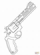 Colorare Disegni Revolver Raging sketch template