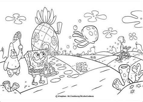 free coloring pages spongebob