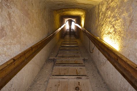 Inside Of A Pyramid In Giza