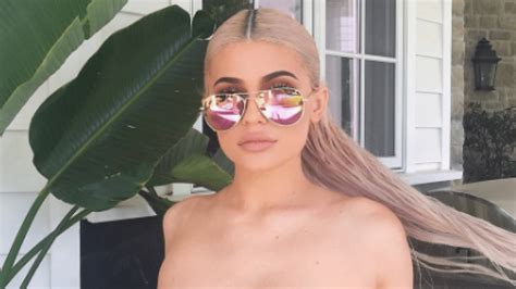 Kylie Jenner Poses Nude In Blue Body Paint Photos