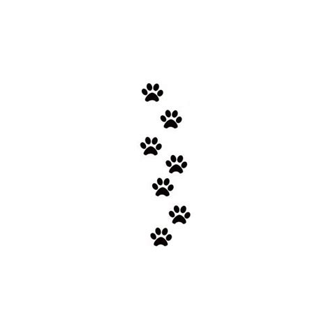 black dog pawprints tattoo black panther paw print clip art clipart