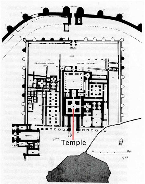 plan   temple area persian architecture sassanid architecture