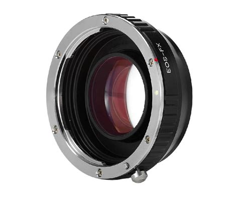 focal reducer speed booster turbo lens adapter  canon ef eos mount lens  fujifilm fx xpro