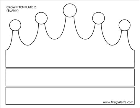 kings crown template  kids  template