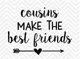Cousin Cousins Roles Quotesnhumor Silhouette Freinds Kristinamandadesigns Sayings Webstockreview sketch template