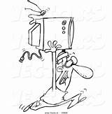 Robber Coloring Pages Stealing Getcolorings Tv Vector Fascinating Color Cartoon sketch template