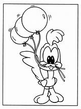 Looney Tunes Coloring Pages Baby Color Colouring Taz sketch template