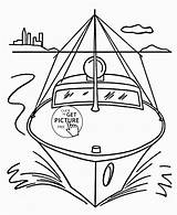 Boat Coloring Pages Speed Motor Simple Kids Front Printable Boats Cartoon Getcolorings Transportation Color Raft Life Getdrawings Choose Board Luxury sketch template