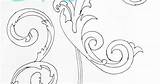 Scroll Patterns Coloring sketch template