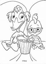 Chicken Little Coloring Pages Abby Movies Print Color Hellokids Disney Kids sketch template